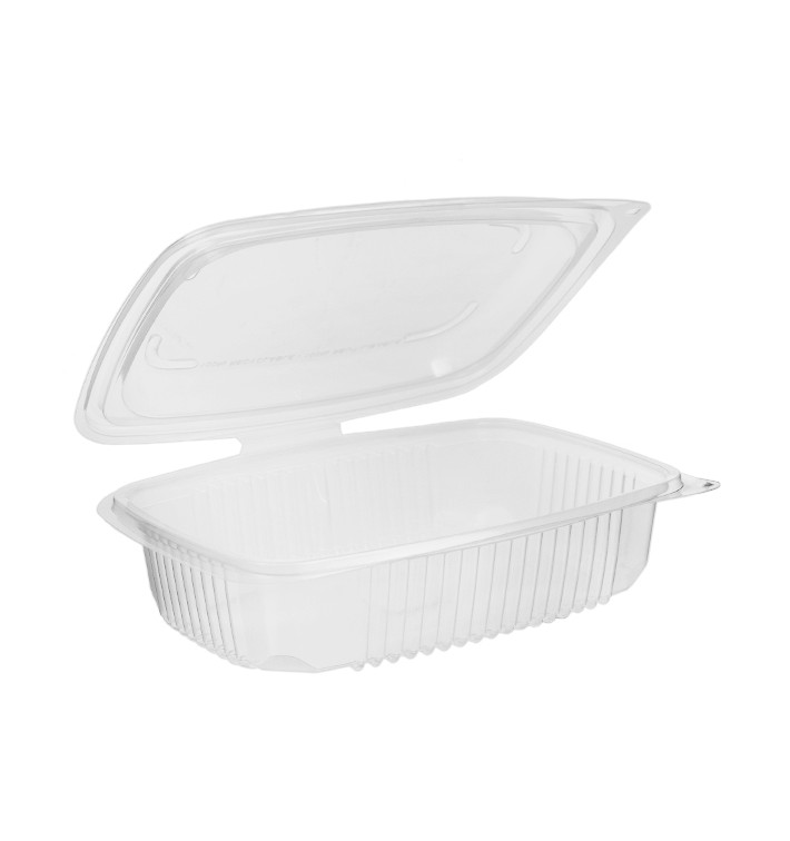 Plastic Container Microwave PP Transparente 600ml 18,5x13,5cm (50 Units) 