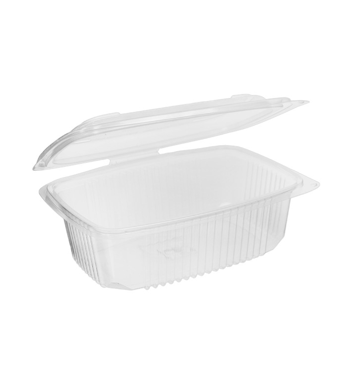 Plastic Container Microwave PP Transparente 800ml 18,5x13,5cm (50 Units) 