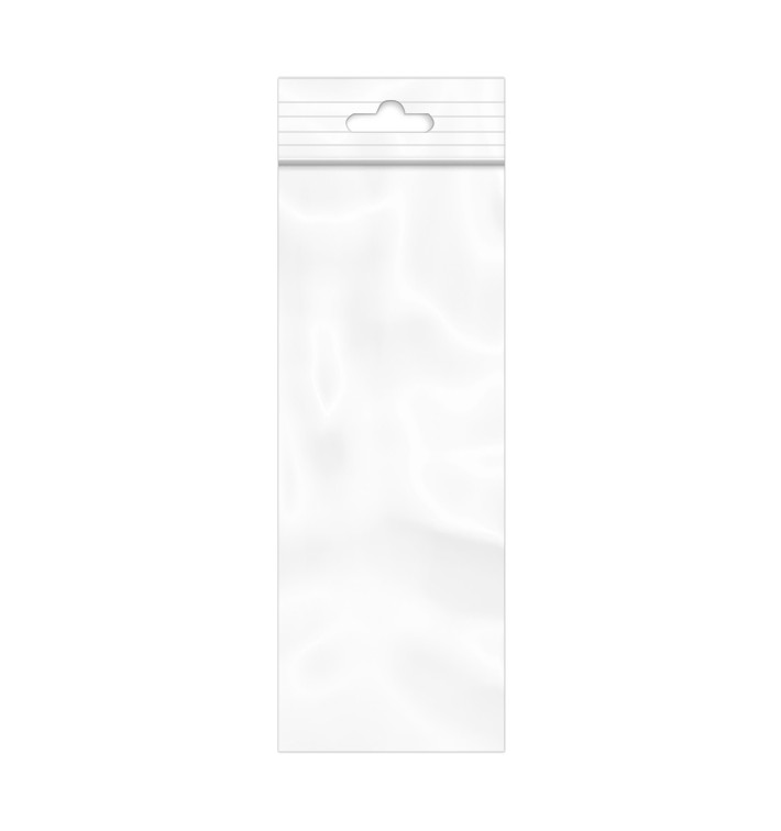 Plastic Bag Autoseal Euroslot 11,5x33,5cm G200 (100 Units)