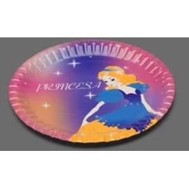 Paper Plate Princess Design 18cm (504 Units)