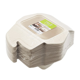 Package Sugarcane Box to Go 17x13x7cm 750ml. (200 Units)