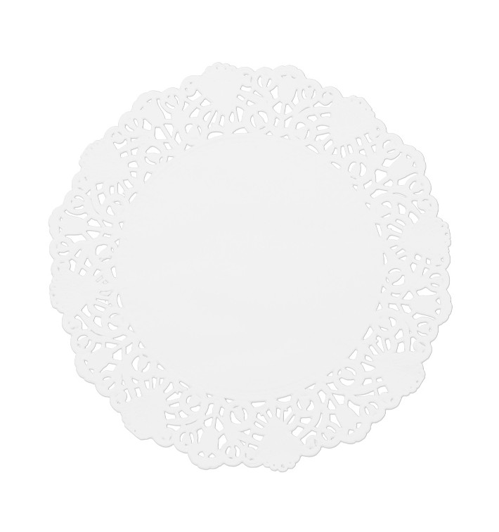 Paper Lace Doilie "Litos" White Ø14cm (250 Units)  