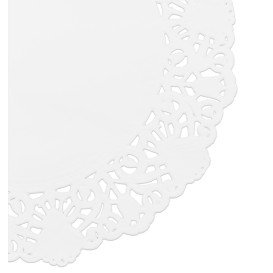 Paper Lace Doilie "Litos" White Ø14cm (250 Units)  