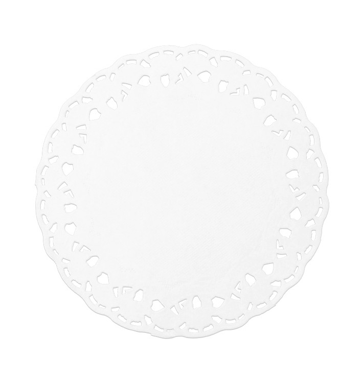 Paper Lace Doilie "Litos" White Ø10cm (2000 Units)