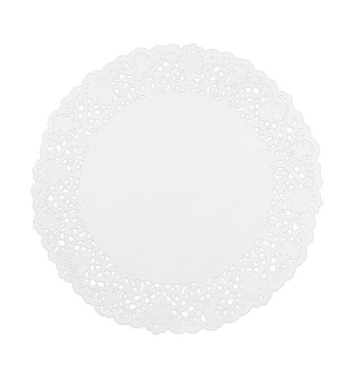 Paper Lace Doilie "Litos" White Ø32cm (250 Units)  