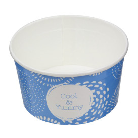 Paper Ice Cream Container "Cool&Yummy" 6oz/175ml (2.000 Units)