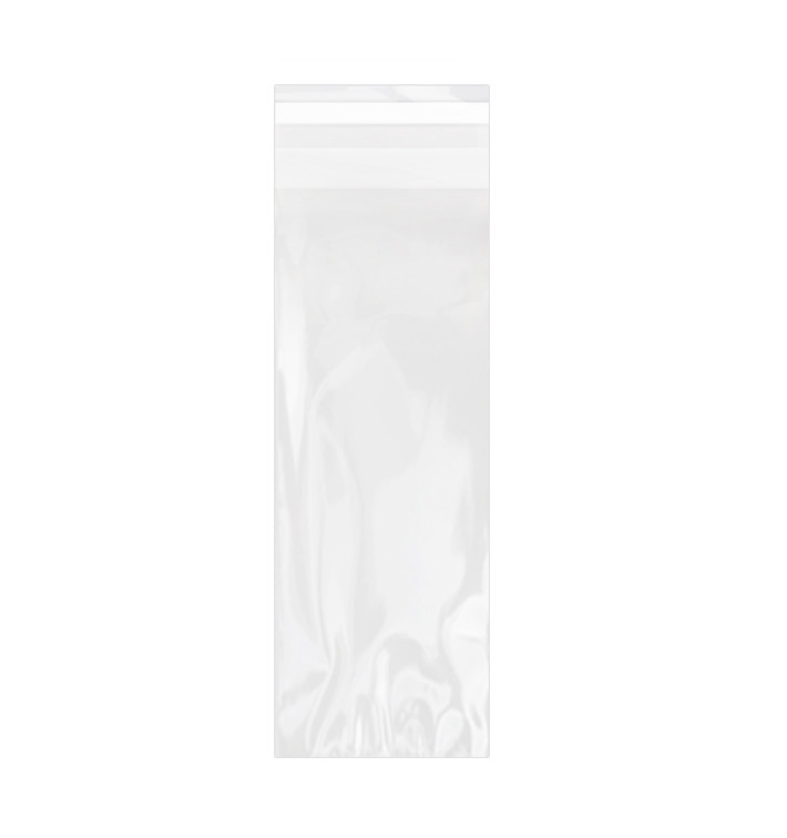 Plastic Bag with Adhesive Flap Cellophane 7x20cm G-160 (1000 Units)