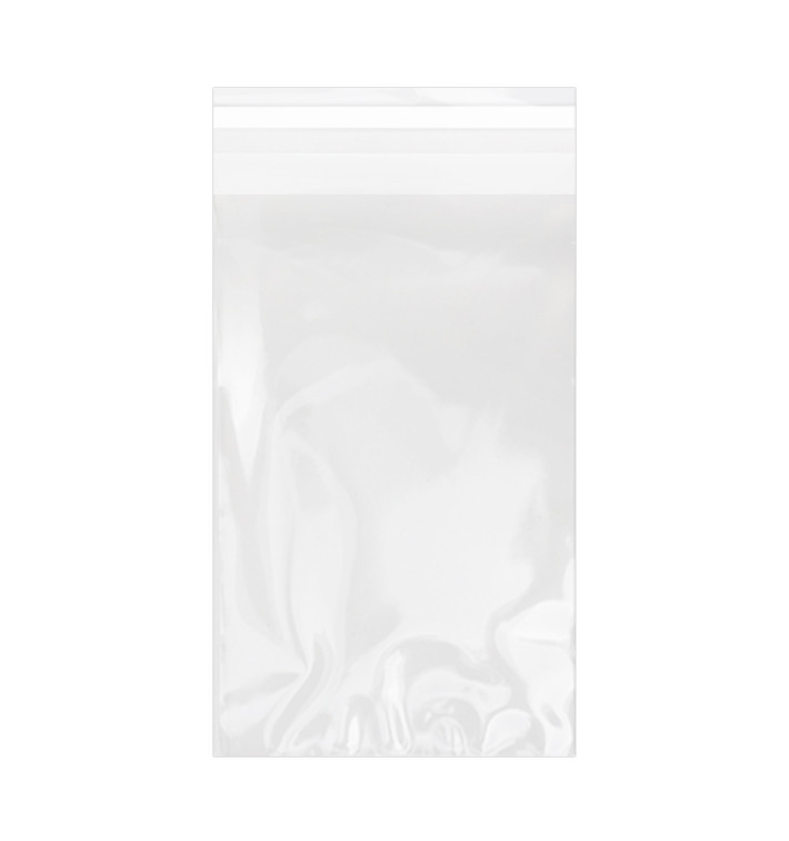 Plastic Bag with Adhesive Flap Cellophane 12x18cm G-160 (100 Units)  