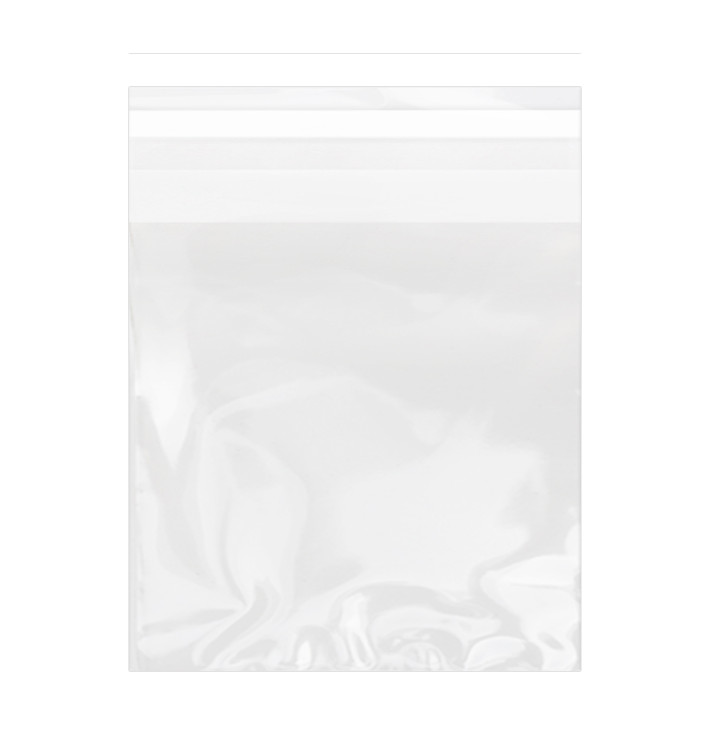 Plastic Bag with Adhesive Flap Cellophane 14x14cm G-160 (1000 Units)