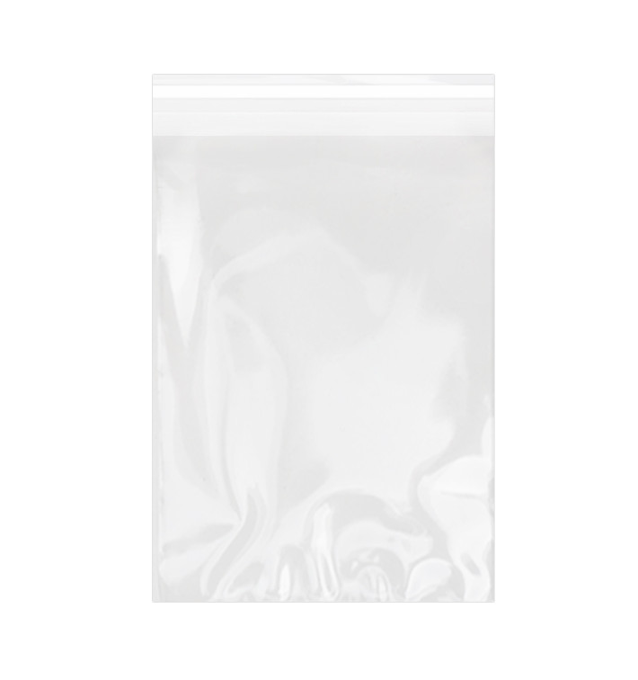 Plastic Bag with Adhesive Flap Cellophane 25x35cm G-160 (1000 Units)