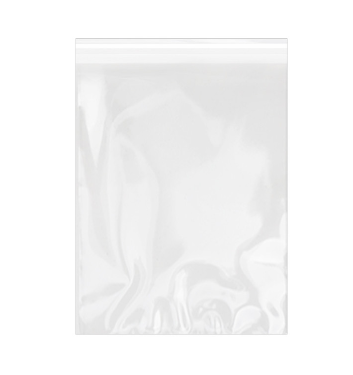 Plastic Bag with Adhesive Flap Cellophane 35x45cm G-160 (100 Units)  