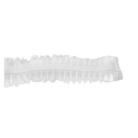 Disposable Bouffant Cap PE Shower Folded Accordion (2000 Units)