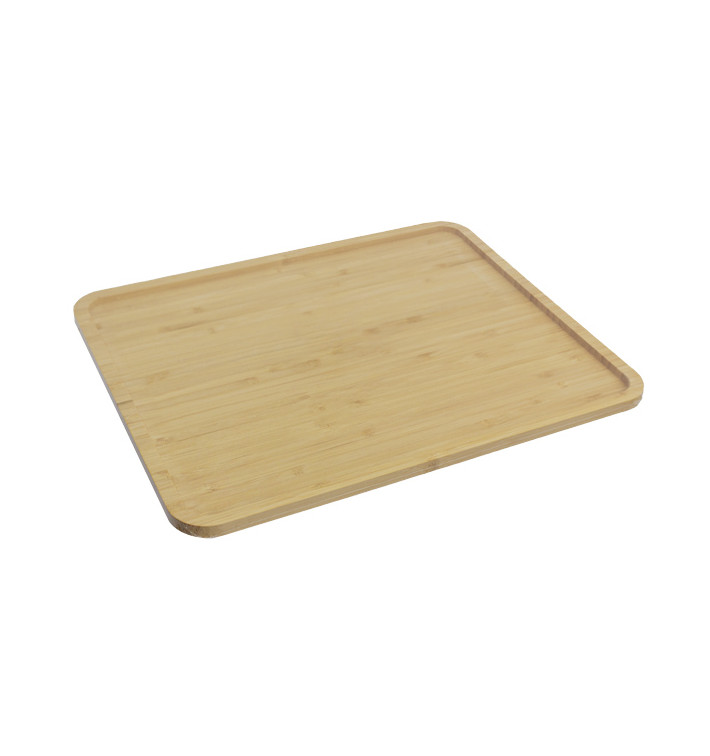 Bamboo Tray Cocktail 32,5x26,5x1cm (10 Units)