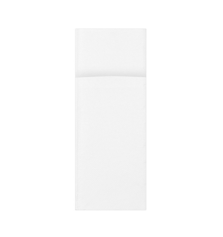 Pocket Fold Paper Napkins White 30x40cm (1.200 units)