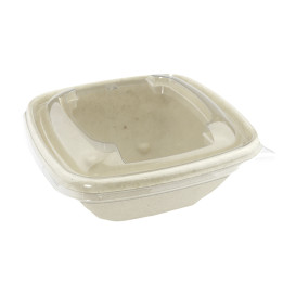 Plastic Lid PET Clear for Bowl 13x13cm (50 Units) 