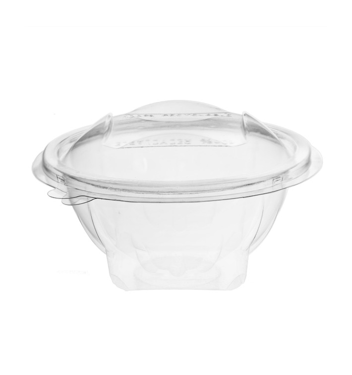 Hinged Salad Container 1000ml  Recycled Plastic Food Containers & lids