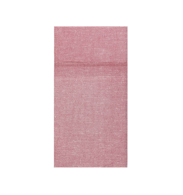 Pocket Fold Paper Napkins Vaquero Burgundy 40x40cm (960 units) 