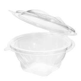 Plastic Salad Bowl APET Round shape Transparente 250ml Ø12cm (60 Units)  