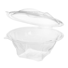 Plastic Salad Bowl APET Round shape Transparente 500ml Ø15,6cm (50 Units)