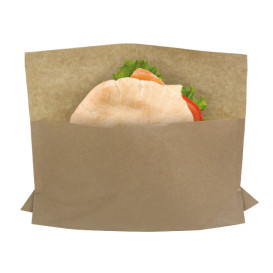 Paper Food Envelope Grease-Proof Kraft 21x17/11x3cm (2400 Units)