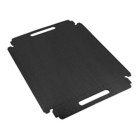 Paper Tray with Handles Rectangular shape Black 22x28 cm (400 Units)