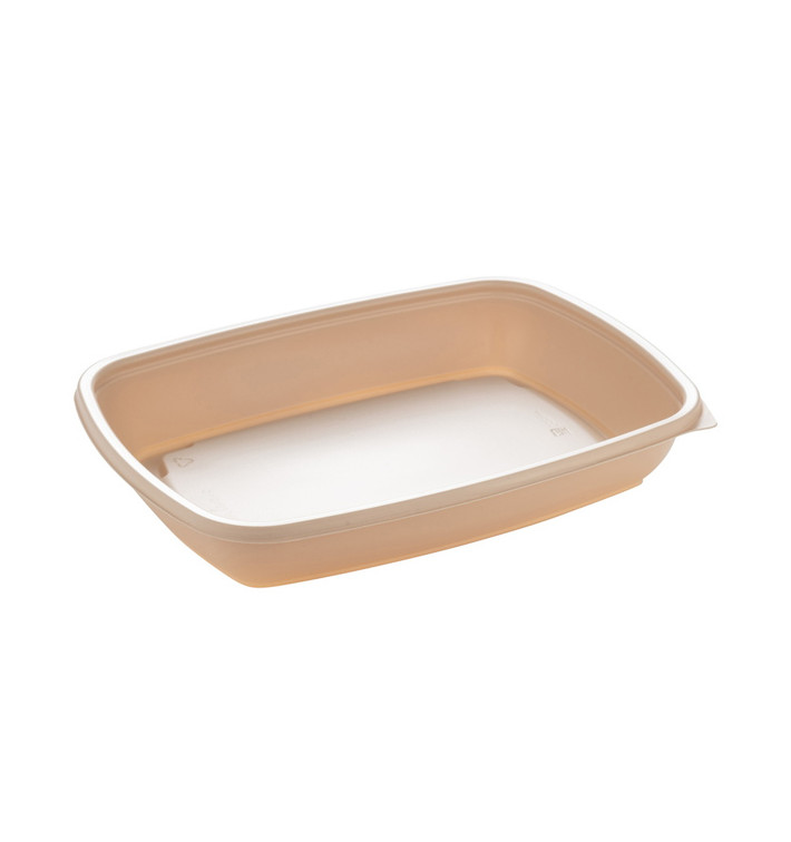 Plastic Deli Container PP Cream 600ml 23x16,5cm (75 Units)  