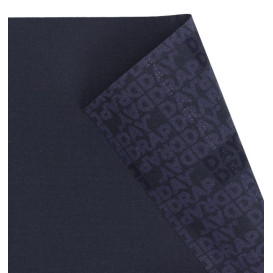 Cotton Placemat "Day Drap" Dark Blue 32x45cm (12 Units) 