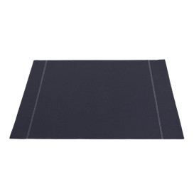 Cotton Placemat "Day Drap" Dark Blue 32x45cm (12 Units) 