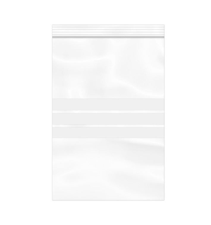 Plastic Zip Bag Autoseal Write-On Block 20x30cm G-160 (1000 Units)