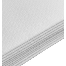 Disposable Airlaid Towel for Hair Salon White 40x80cm 50g/m² (25 Units)