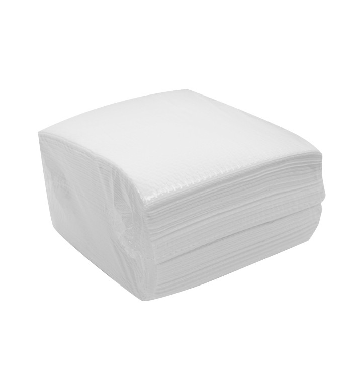 Disposable Airlaid Towel for Hair Salon White 40x80cm 50g/m² (25 Units)