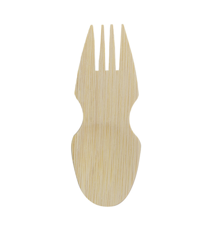 Bamboo Fork Spork 9cm (240 Units)