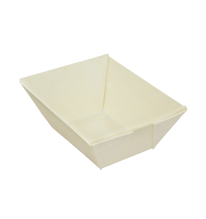 Woolen Food Boat Tray 90ml 8,7x6,3cm (24 Units)