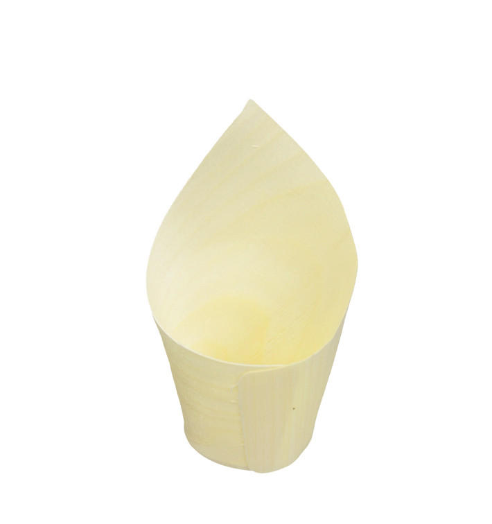 Wooden Tasting Cone 8cm (50 Units)