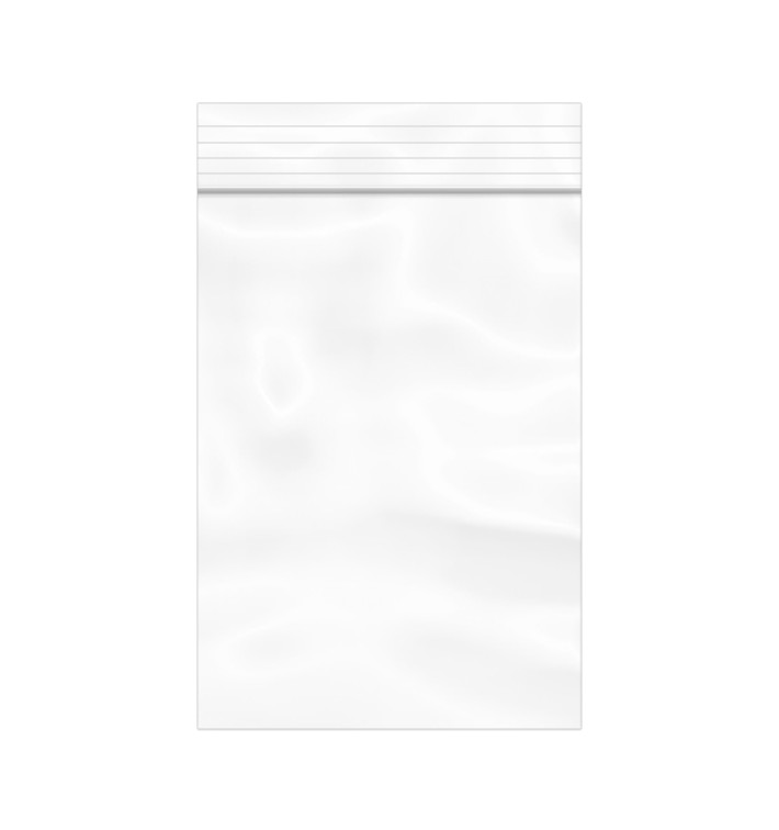 Plastic Zip Bag Seal top 7x10cm G-200 (100 Units)  