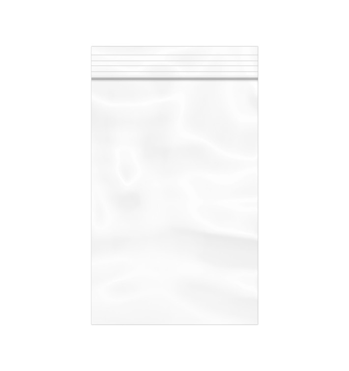 Plastic Zip Bag Seal top 12x18cm G-200 (1000 Units)