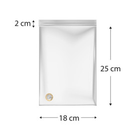 Plastic Zip Bag Autoseal 18x25cm G-160 (100 Units)  