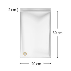 Plastic Zip Bag Autoseal 20x30cm G-160 (1000 Units)