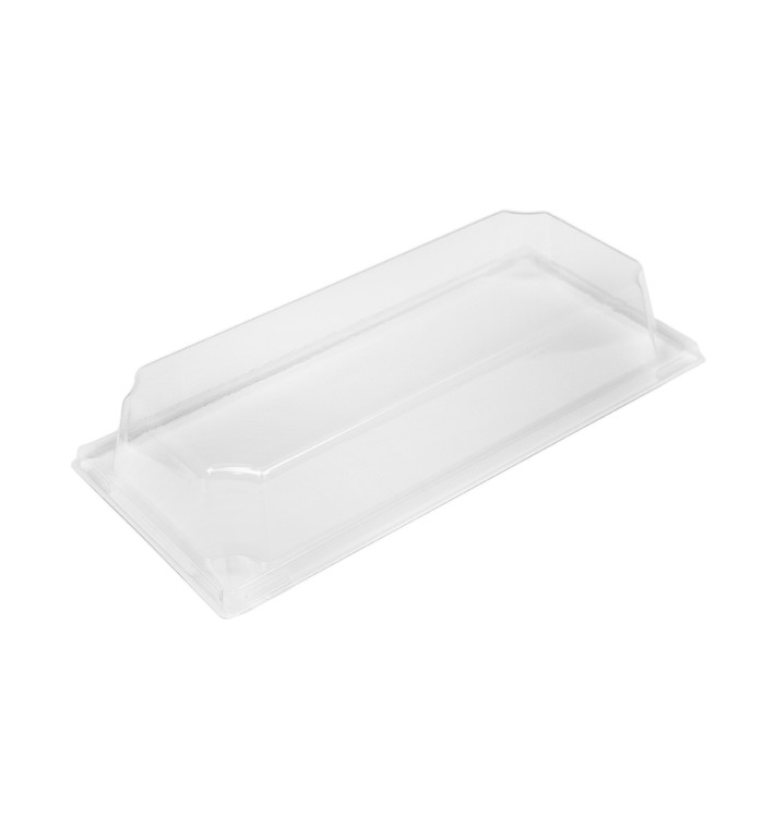 PET Plastic Lid for Container 410ml 19,6x8,6x3,2cm (144 Units)