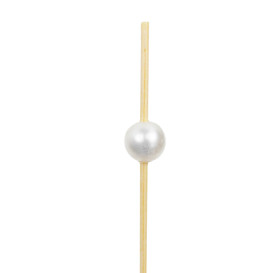 Bamboo Food Pick Pearl Design 9cm (1.200 Units)