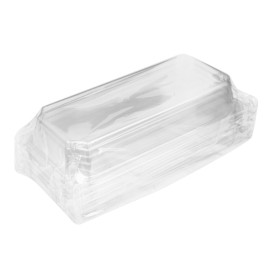 PET Plastic Lid for Container 410ml 19,6x8,6x3,2cm (144 Units)