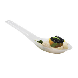 Tasting Spoon PP Transparent 12,4cm (25 Units) 