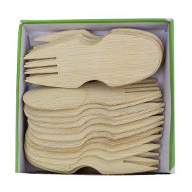 Bamboo Fork Spork 9cm (240 Units)