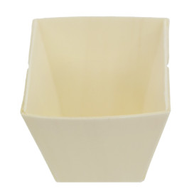 Wooden Tasting Square Cup 60ml (24 Units)