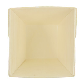 Wooden Tasting Square Cup 50ml (24 Units)