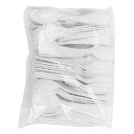 Reusable Spoon CPLA White 10cm (50 Units) 