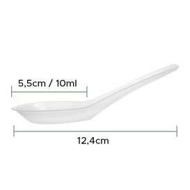 Tasting Spoon PP Transparent 12,4cm (25 Units) 