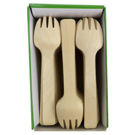 Wooden Spork 10,5cm (1000 Units)