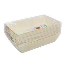 Woolen Food Boat Tray 500ml 20x12,5cm (12 Units)