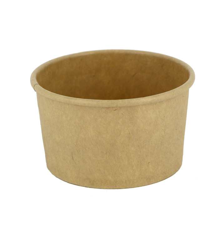 Kraft Cardboard Sauce Cup 50ml Ø6,3cm (50 Units)